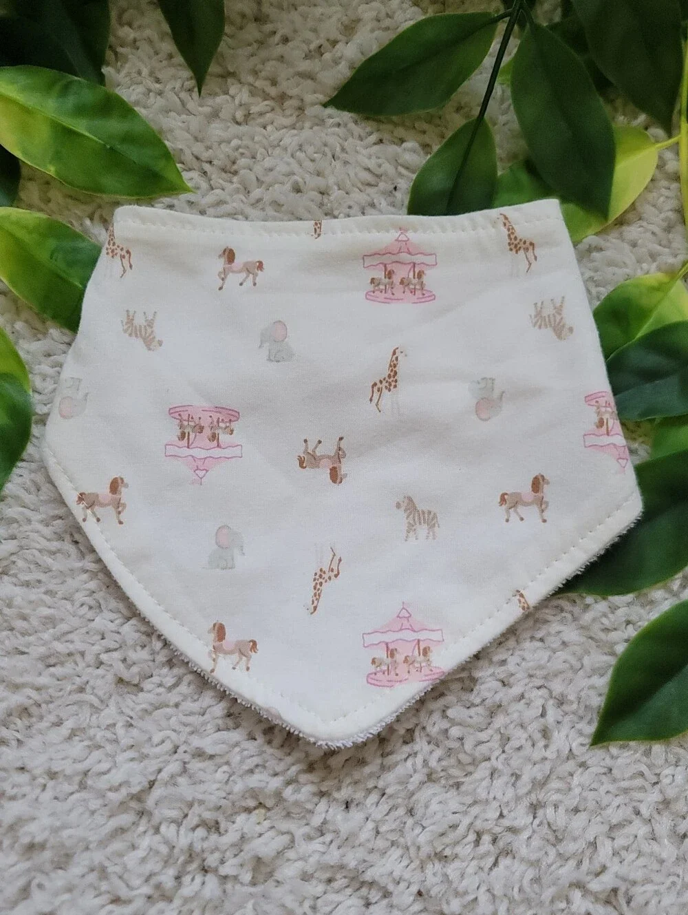 Baby Girl Circus Bib